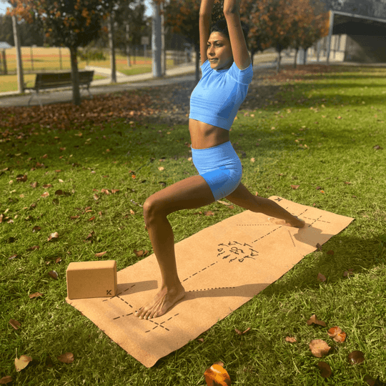 KELLO Extra-Length Yoga Mat | 183cm Cork & Rubber Mat